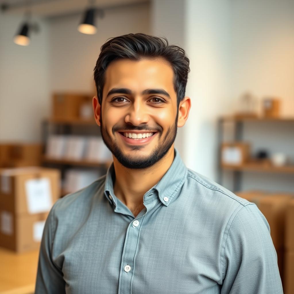 Male entrepreneur who successfully started a business in Luxembourg as a foreigner